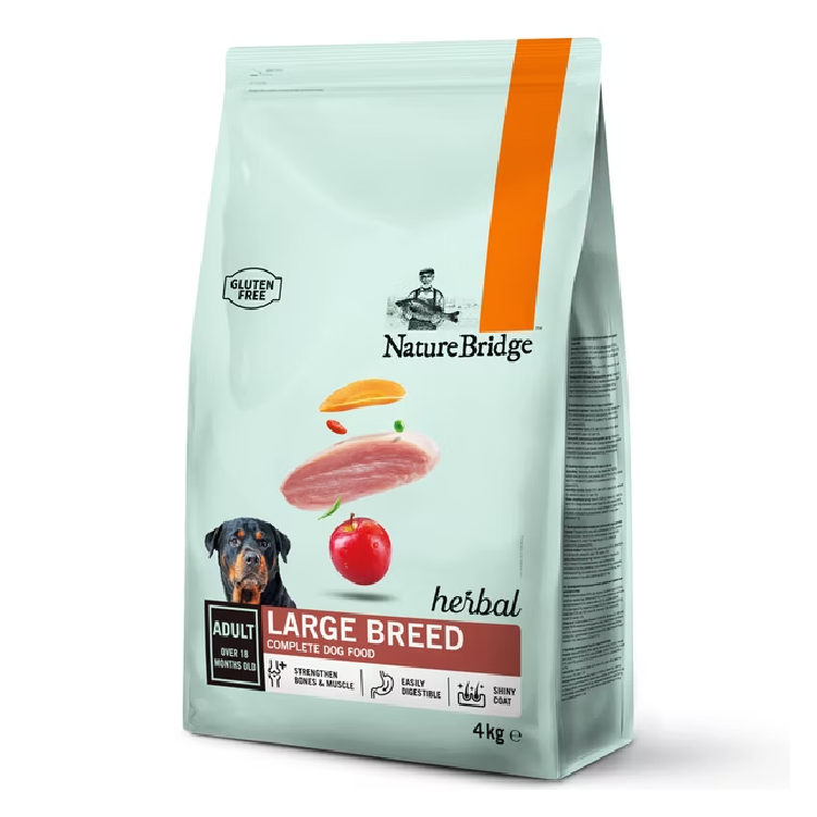 Nature Bridge | 火雞肉枸杞草本活力成犬糧4kg(NB-1070)