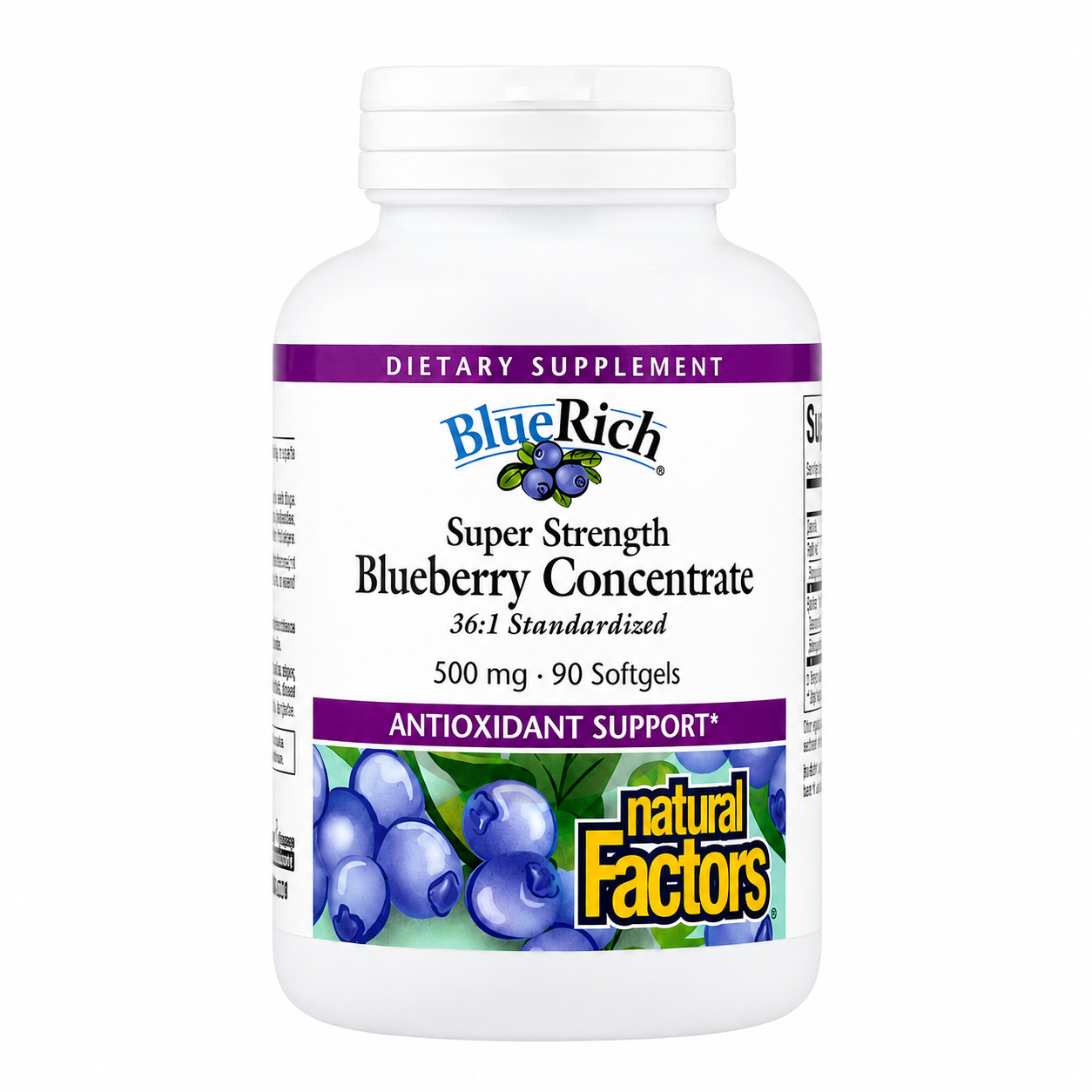 【iHerb】任兩件免運 Natural Factors 濃縮藍莓 500mg 90粒