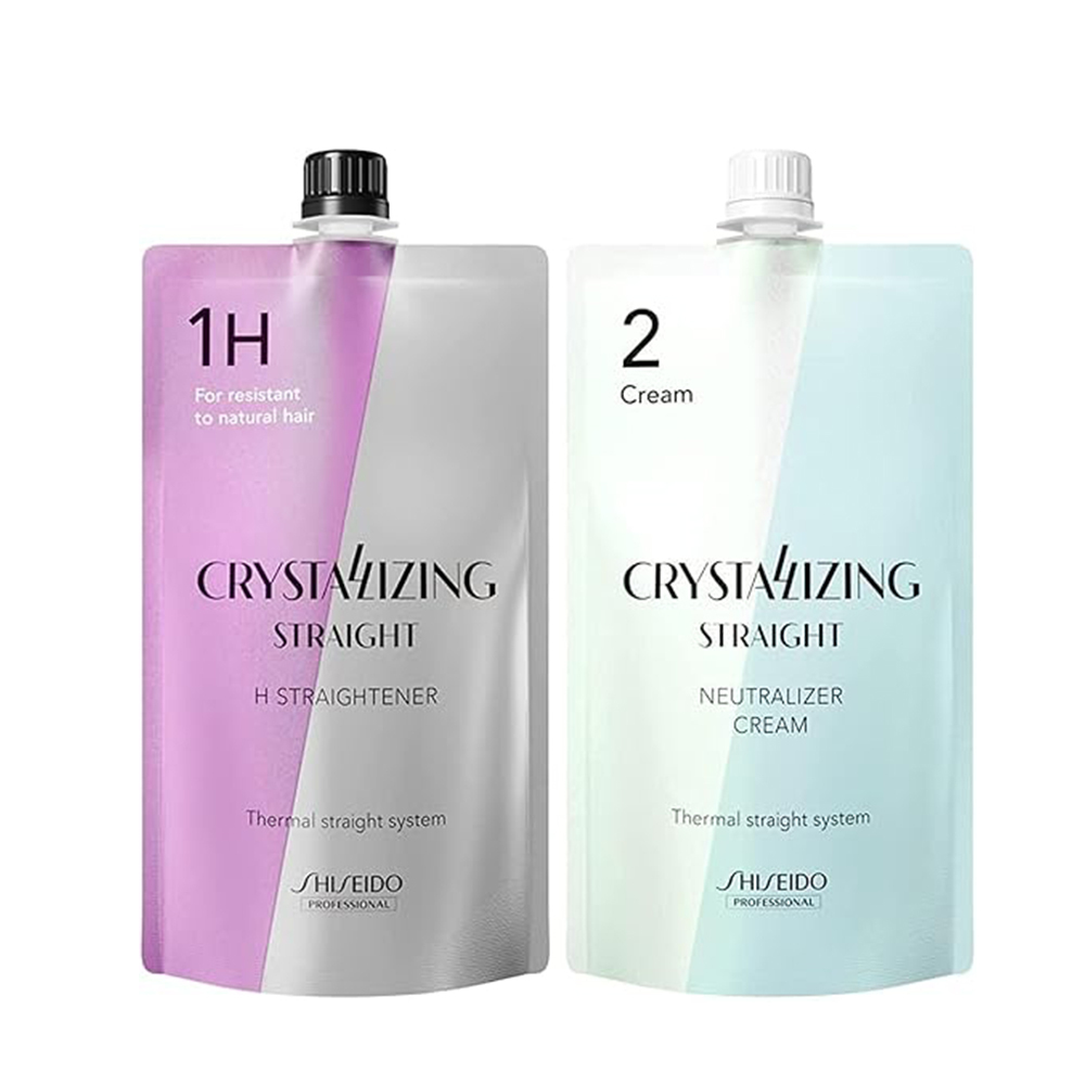 SHISEIDO Crystallizing Straight H Straightener Set (Resistant to natural hair)