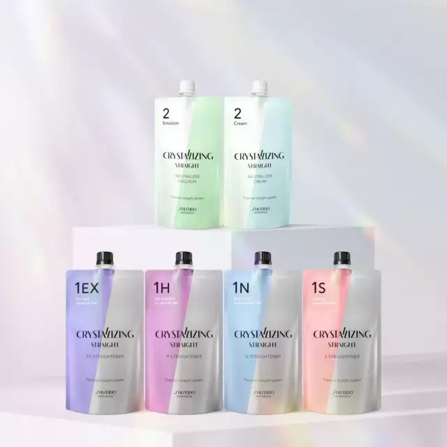 SHISEIDO Crystallizing Straight H Straightener Set (Resistant to natural hair)