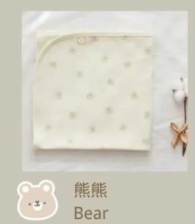 【BABY & I】 Korea 4 Seasons Newborn Swaddle Blanket (Bear Pattern)
