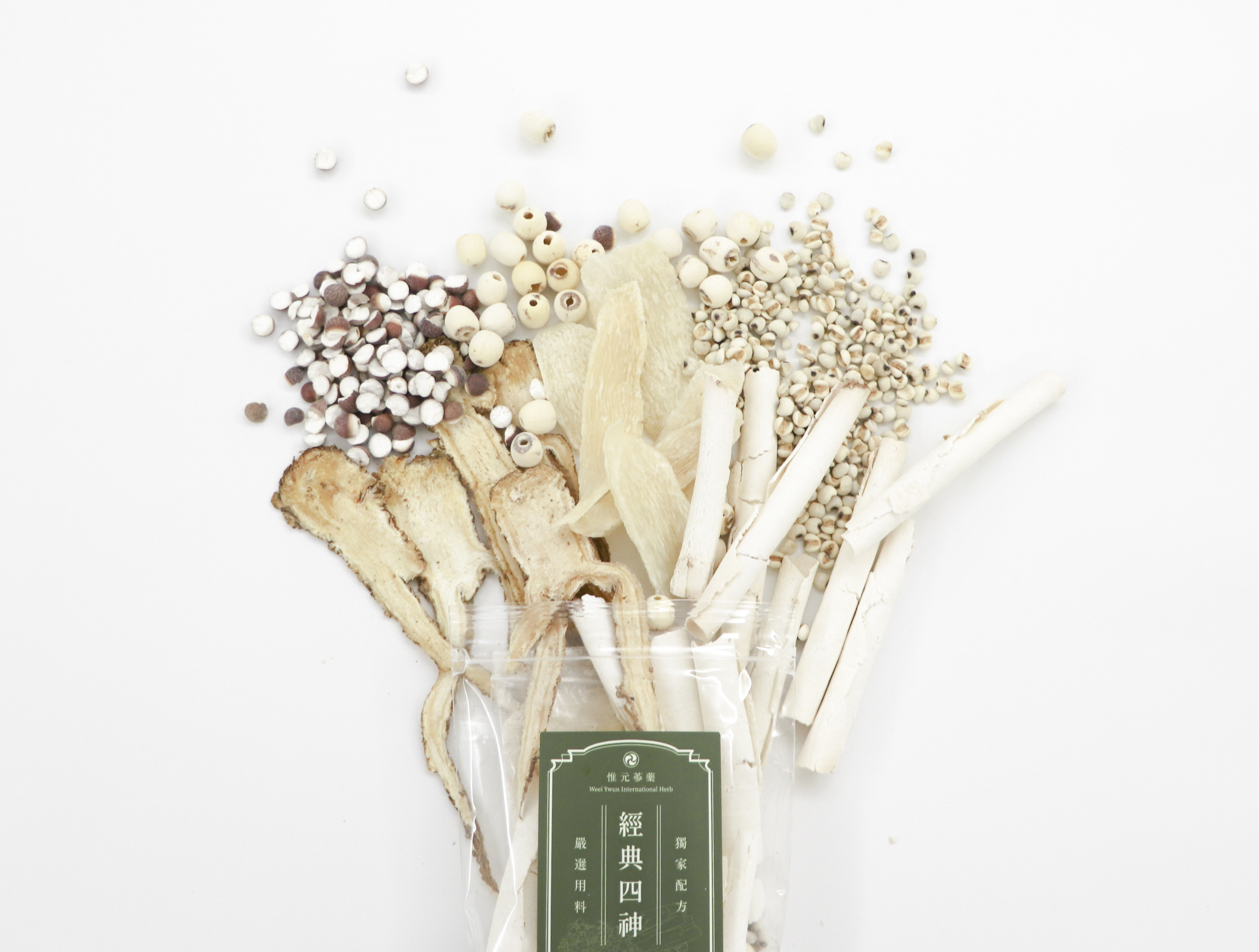 惟元蔘藥熱銷產品：經典四神湯藥膳包