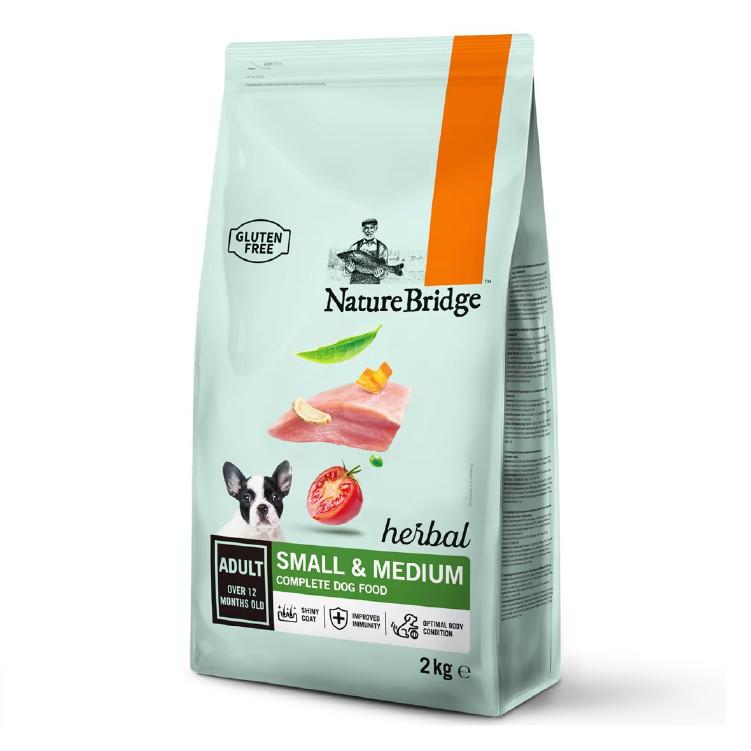 Nature Bridge | 黨參火雞肉健體 中小型犬糧 2kg (NB-1018)