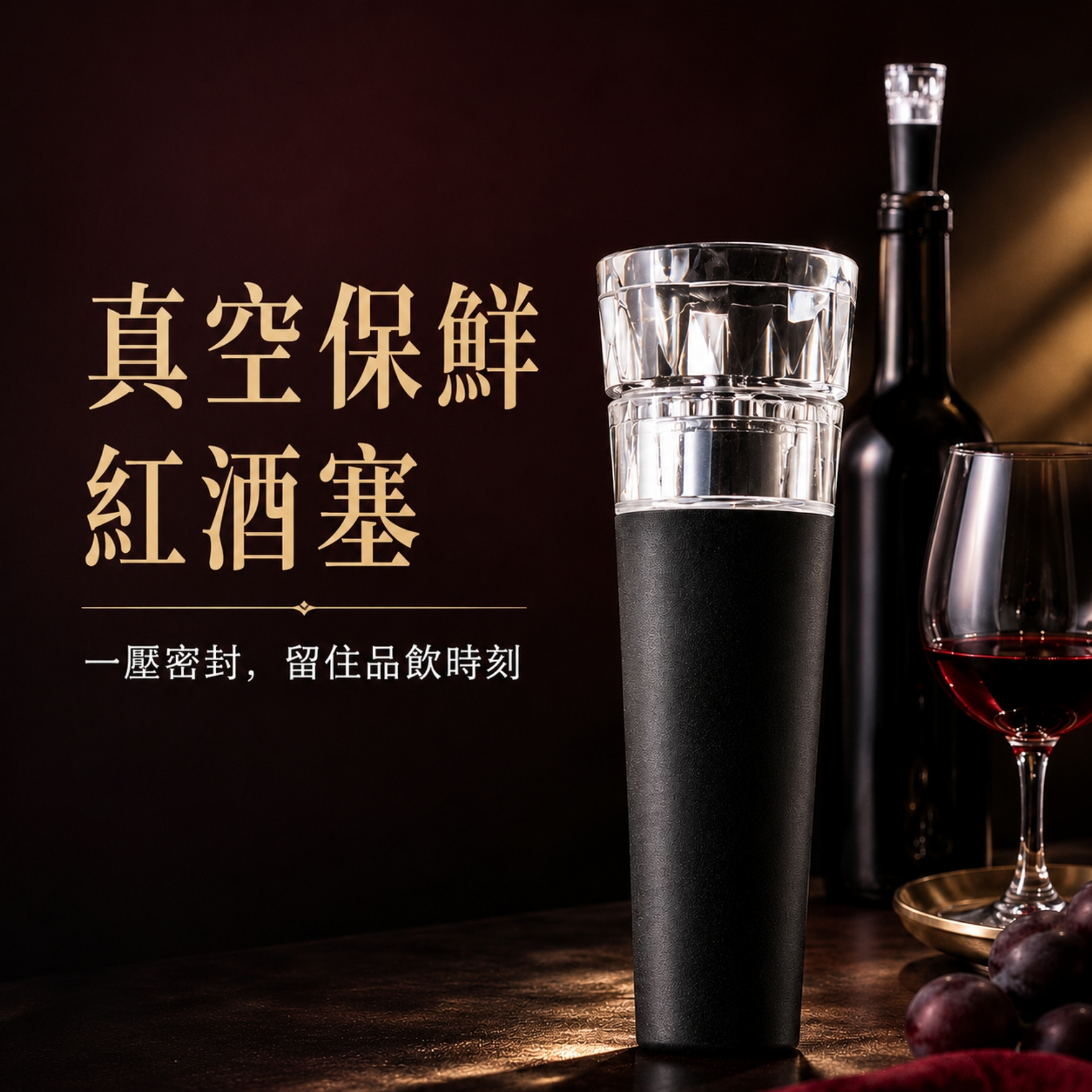 真空保鮮紅酒塞
