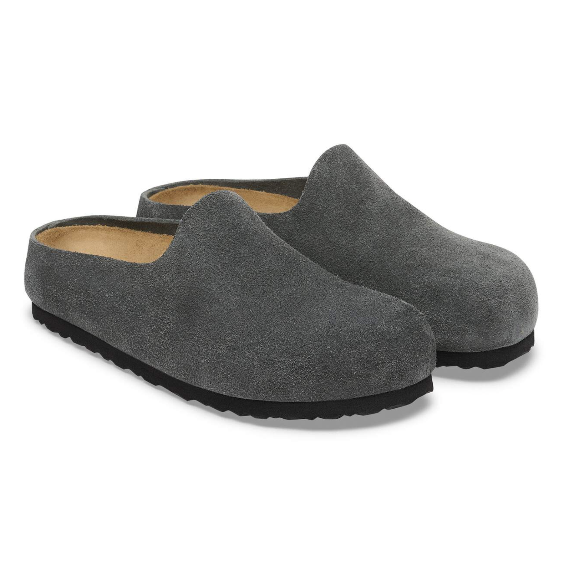 [Instock] Birkenstock Amsterdam Wrapped Suede Leather Charcoal| 1032542
