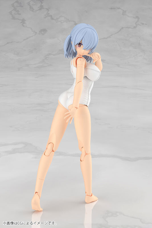 預訂3月  Kotobukiya Frame Arms Girl MIZUKI School Swimsuits White Ver. Plastic Model Pre-order
