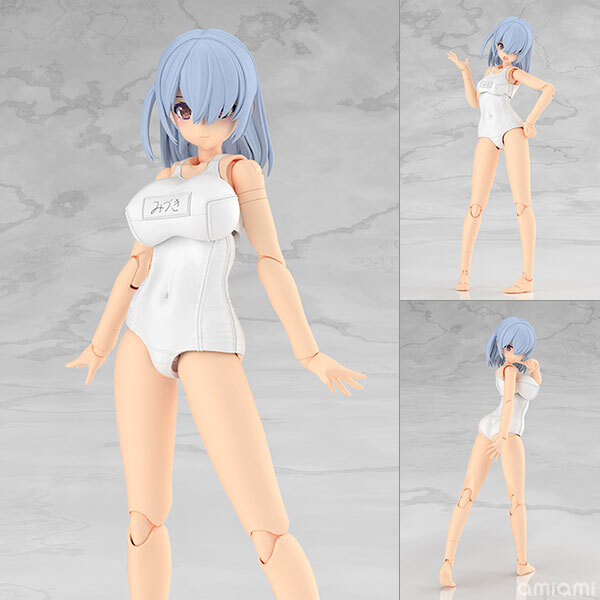 預訂3月  Kotobukiya Frame Arms Girl MIZUKI School Swimsuits White Ver. Plastic Model Pre-order