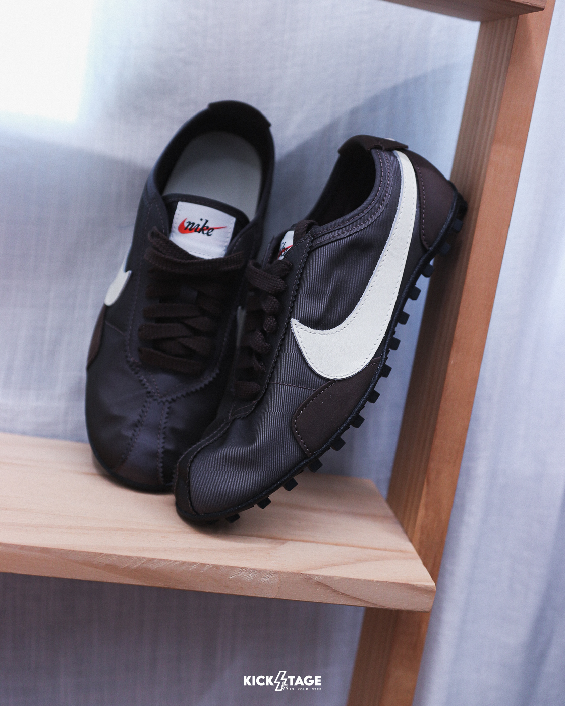 女鞋 NIKE W MOON SHOE OG  emmi jp 限定色 巧克力棕 芭蕾風 復古 跑鞋 休閒鞋【IW0955-201】Lisa