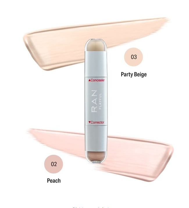 泰國代購 RAN Cosmetic PLAYFUL C&C DUO 2-in-1 遮瑕校色雙頭筆