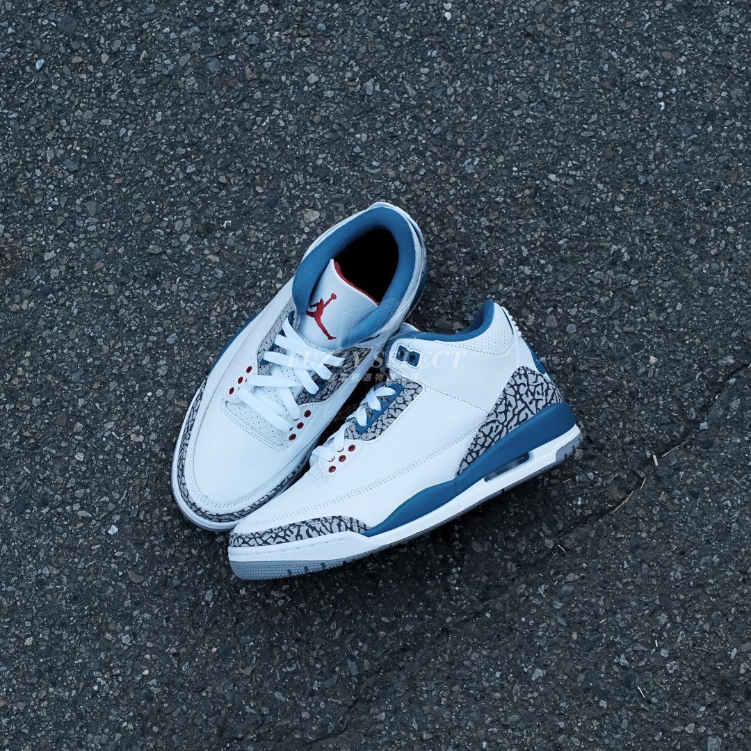 【逢甲 FUZZY】Air Jordan 3 "True Blue" 白藍 IF4396-104