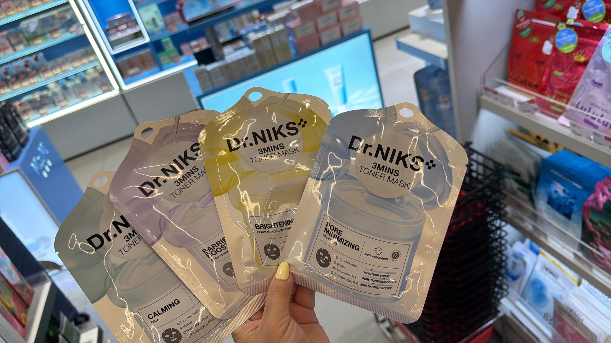 泰國代購 Dr.NIKS 3MINS TONER MASK（3分鐘縮時化妝水面膜）