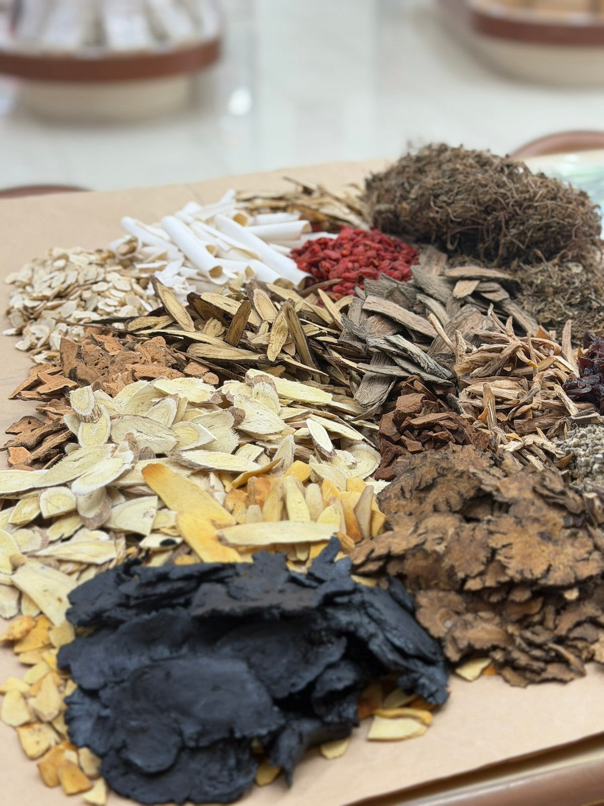 惟元客製煎藥帖實拍，熬煮前的藥材準備