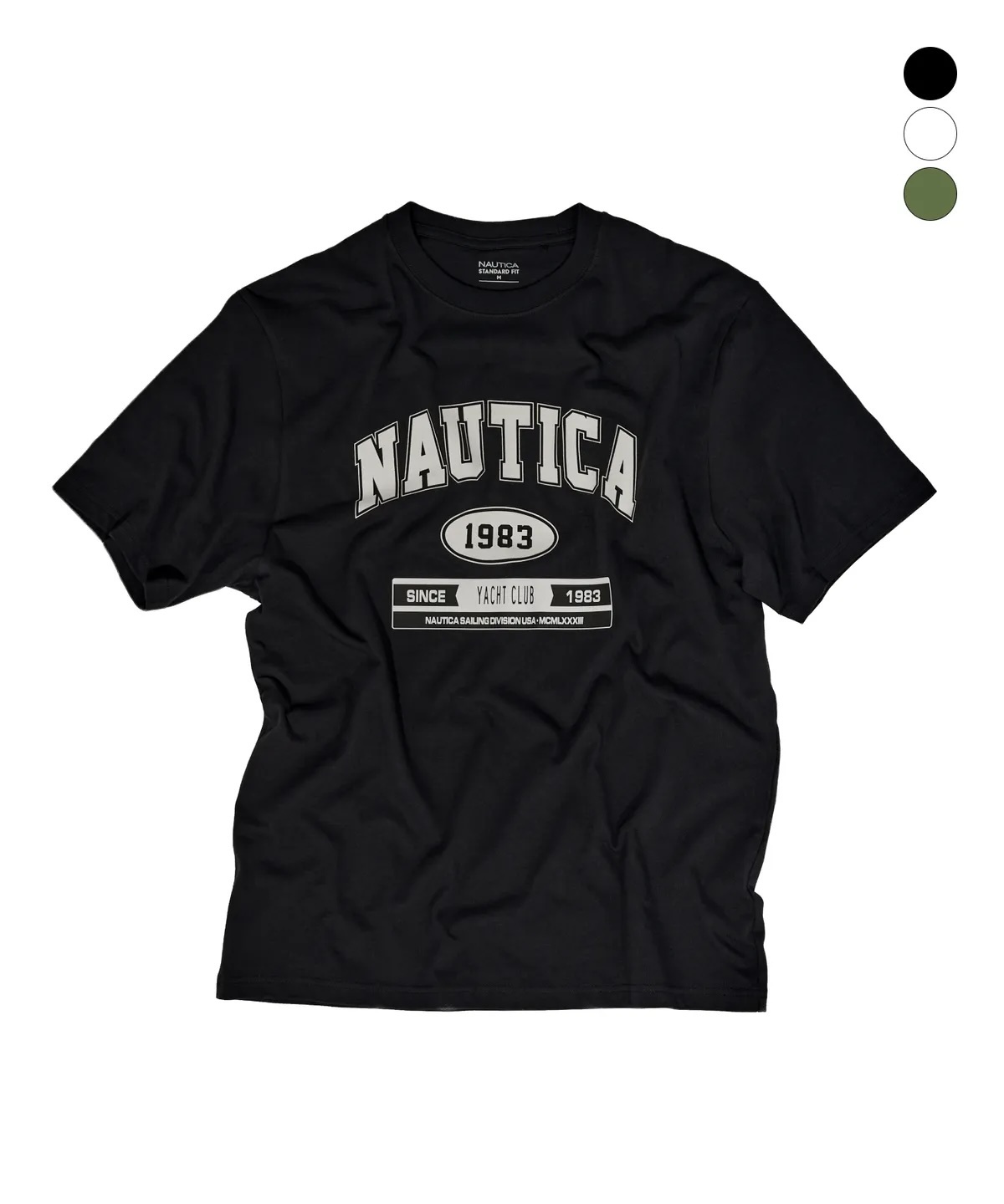 NAUTICA 拱形字母標誌T 3色