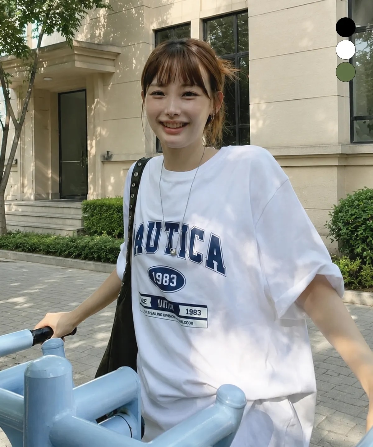 NAUTICA 拱形字母標誌T 3色