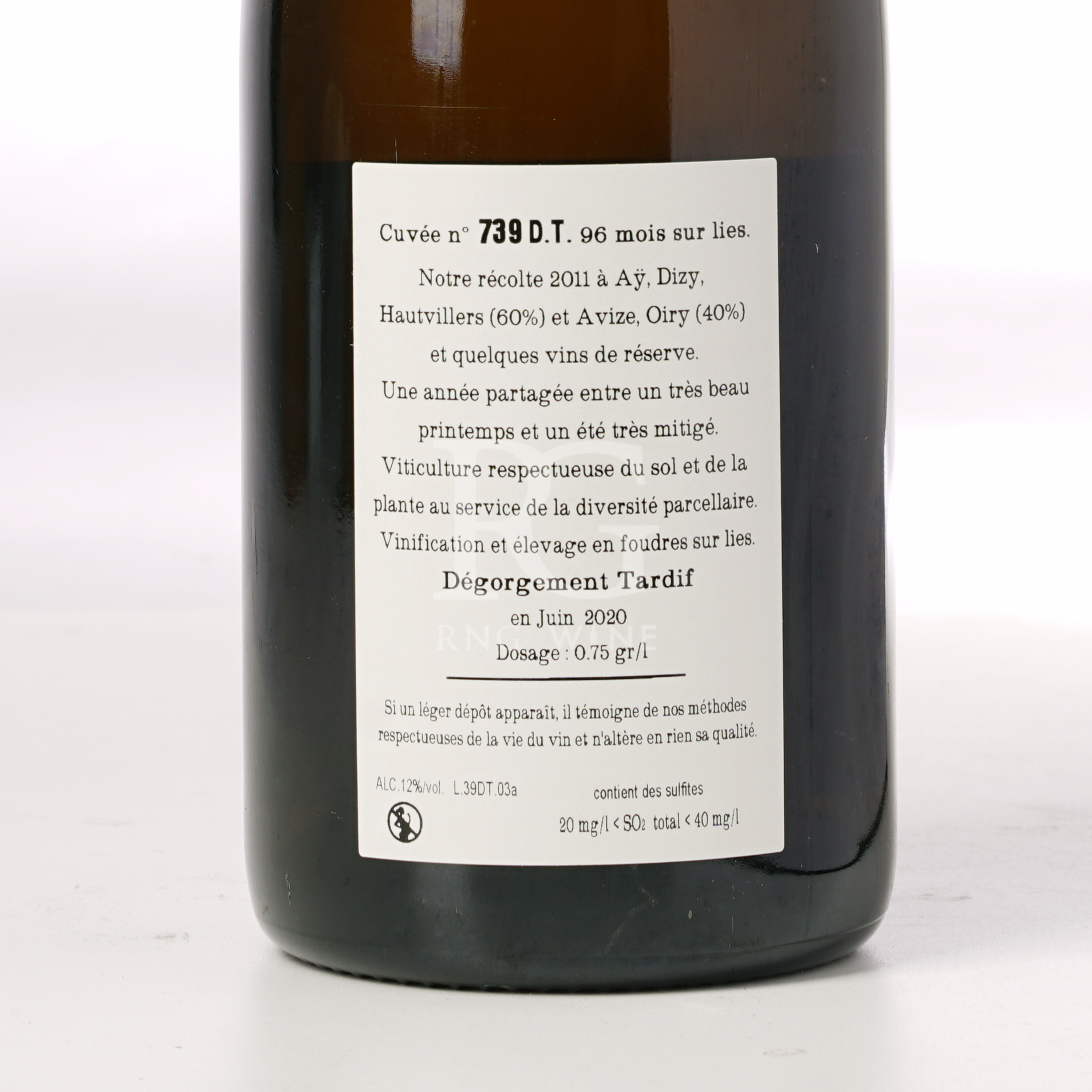 Jacquesson Cuvee 739 Degorgement Tardif Extra Brut (RP92)