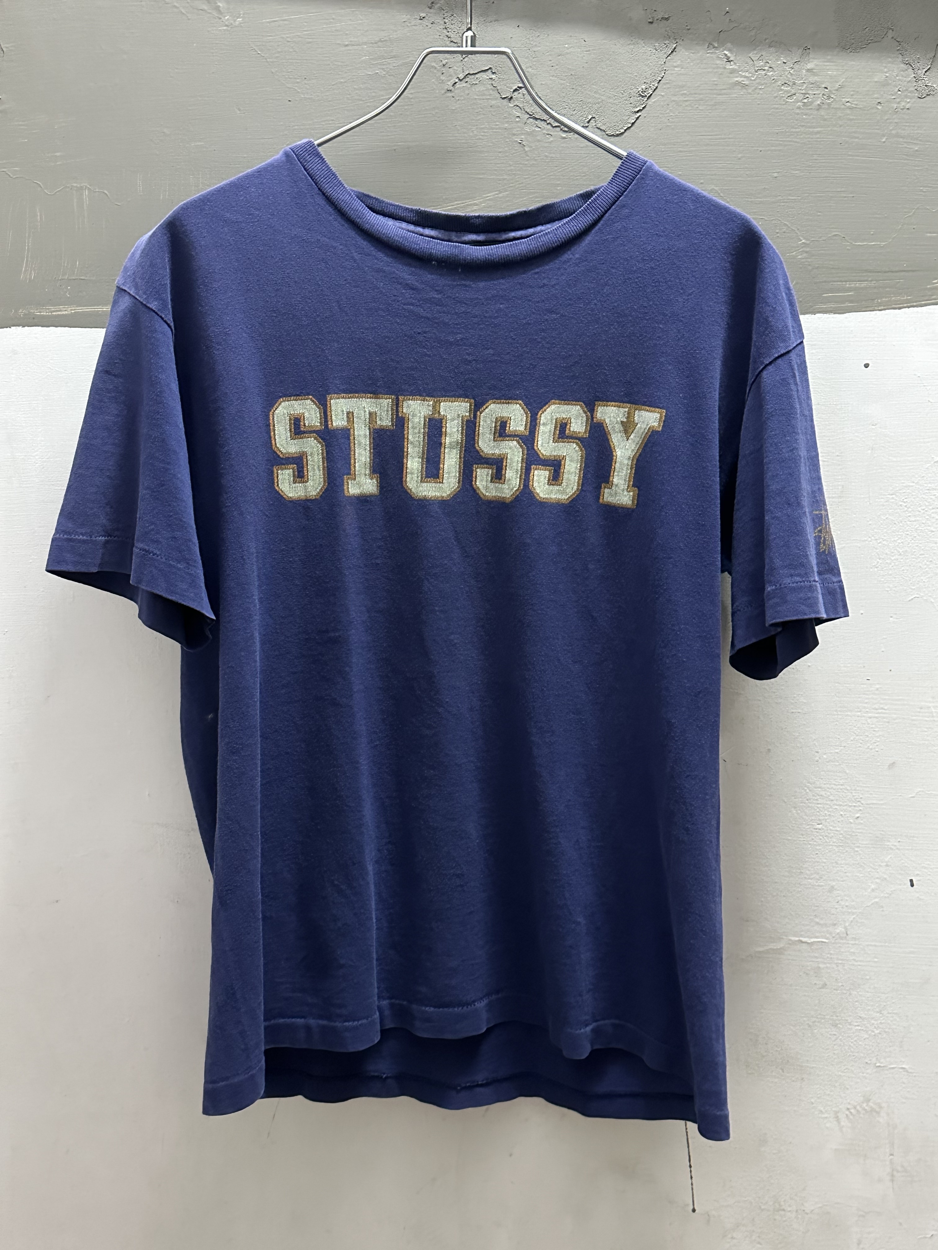 90’s STUSSY T-Shirt (Made in USA) NAVY TAG