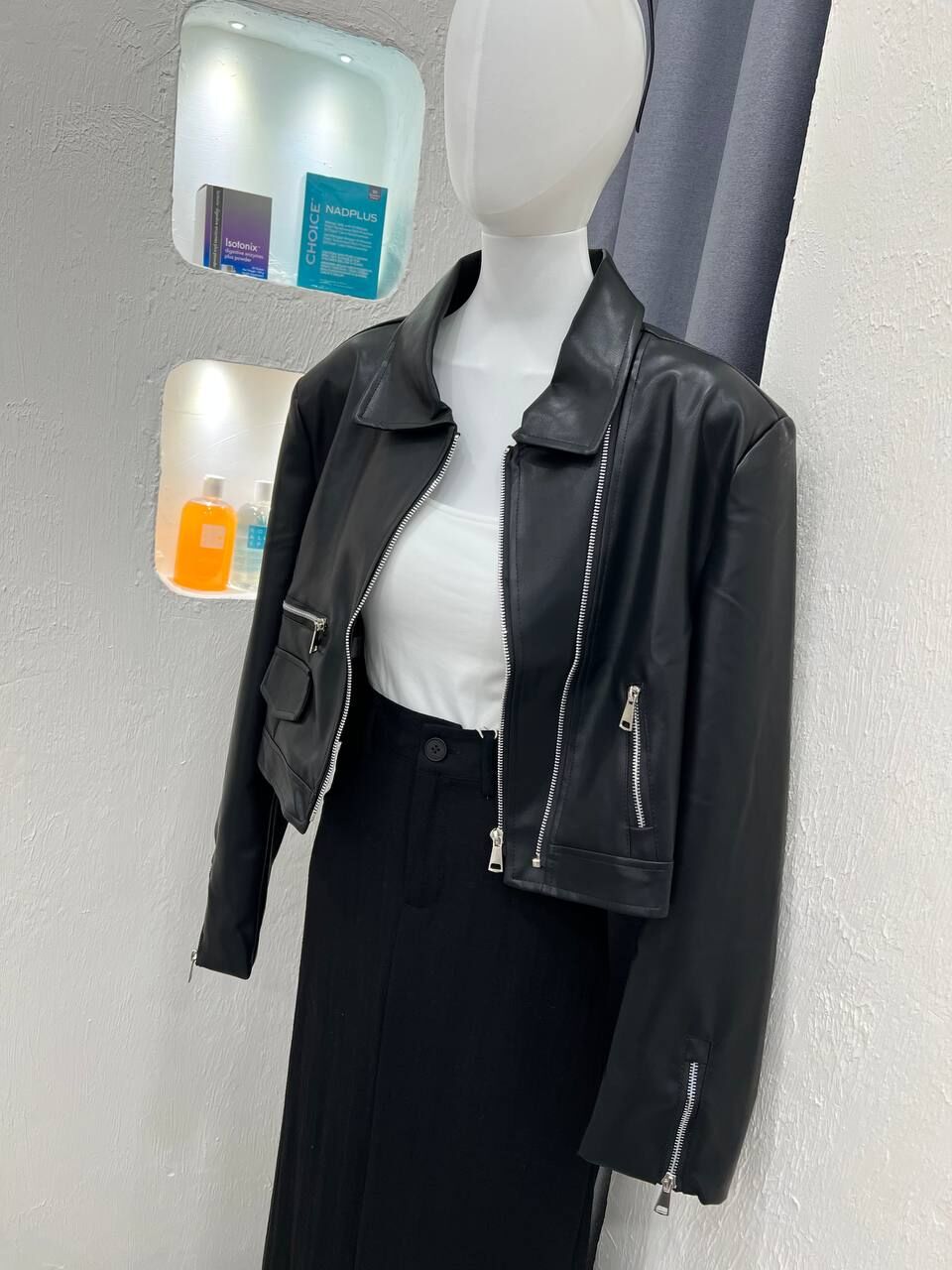 Leather jacket