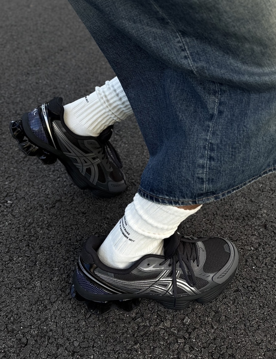 <腳感超舒服✨> Asics GEL-KINETIC FLUENT 銀 復古跑鞋