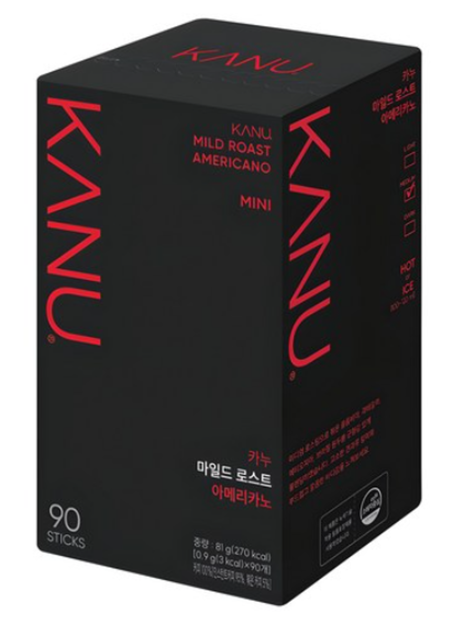 DH188 Maxim KANU Mild Roast 黑咖啡 0.9g × 90條 EXP:27.05.27