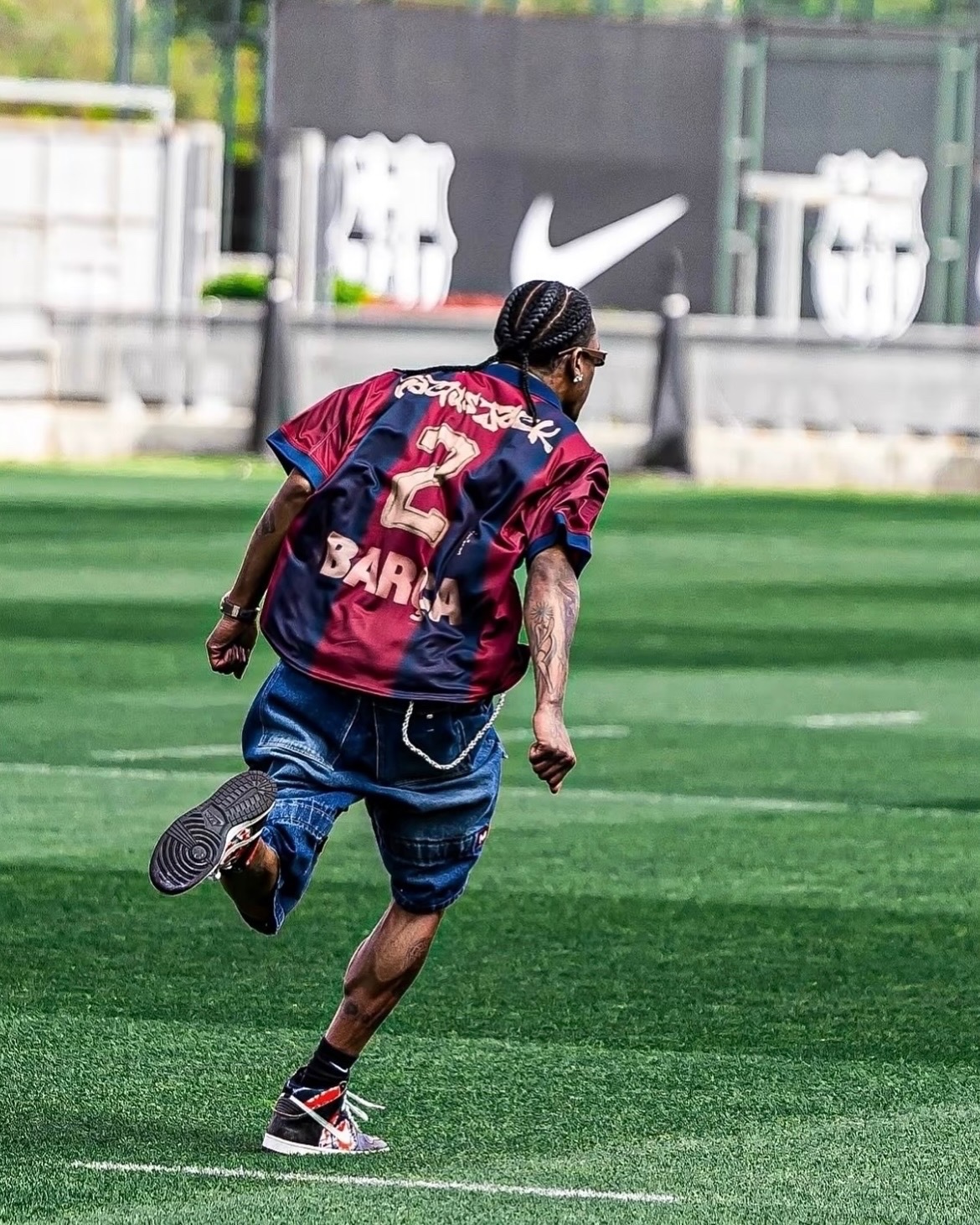 (預訂) Travis Scott Cactus Jack x Nike x FC Barcelona Home Skeleton Jersey
