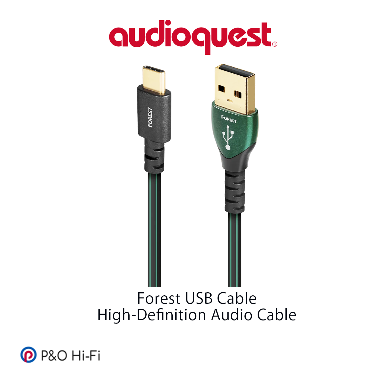AudioQuest Forest (森林) USB 線  (A > B / C > A / C > B / C > C)
