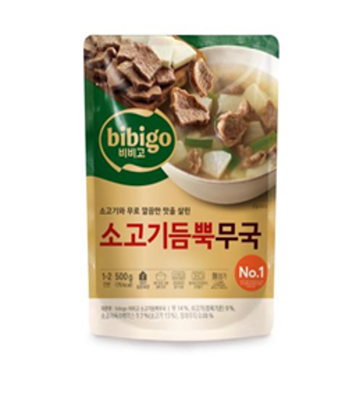 DH145 CJ Bibigo 牛肉滿滿 蘿蔔牛肉湯 500g EXP:27.03.09