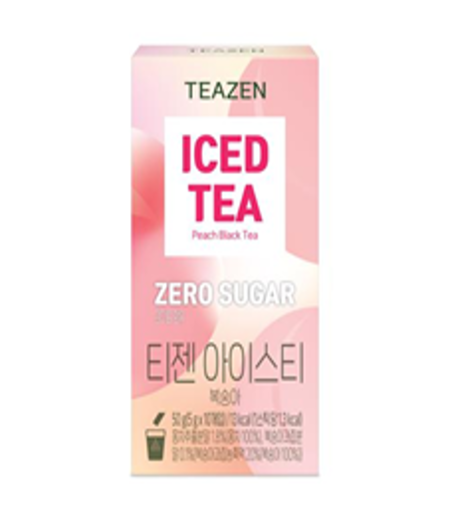 DH138 TEAZEN 康普茶 ZERO 蜜桃黑茶味（10條裝） EXP:28.03.13