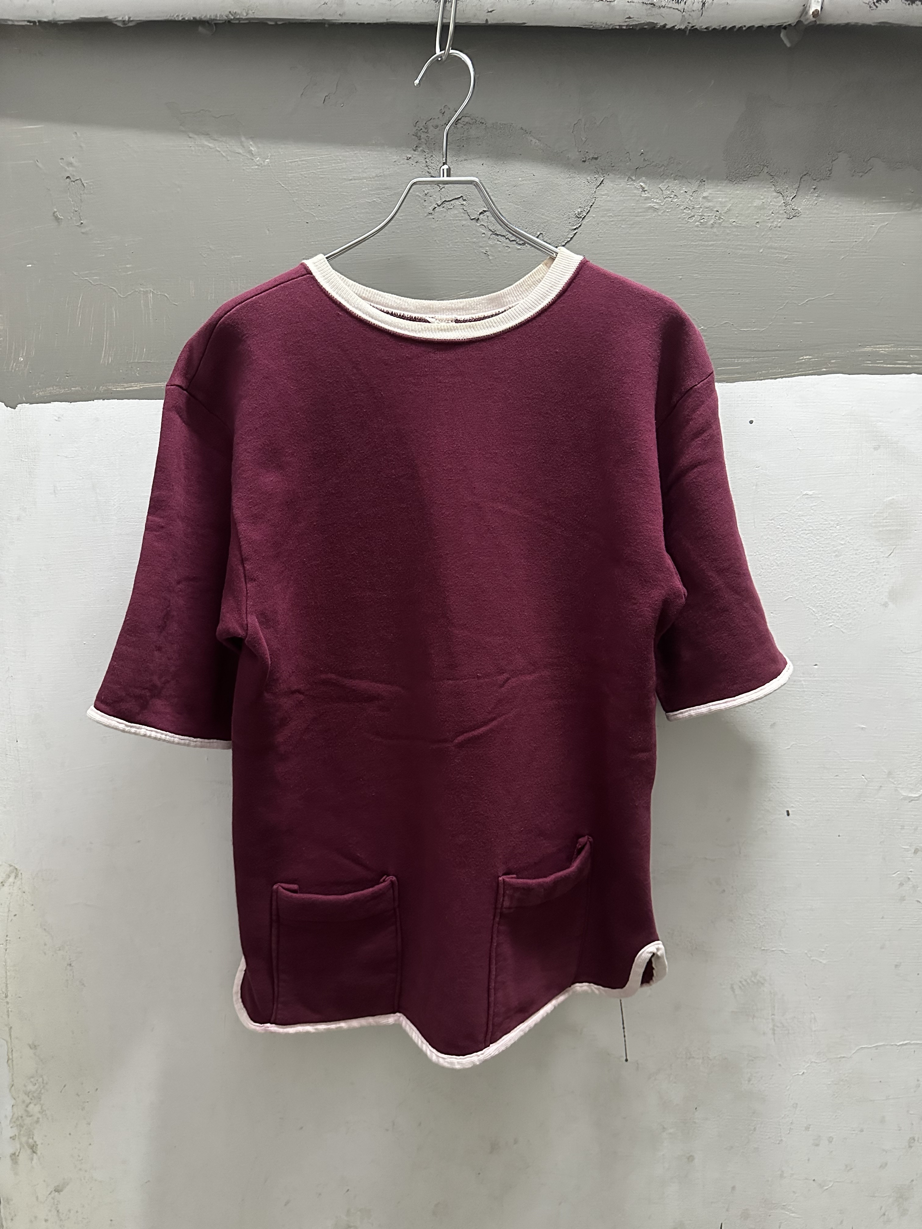60’s USMC Patch-pocket Round Hem Sweatshirt