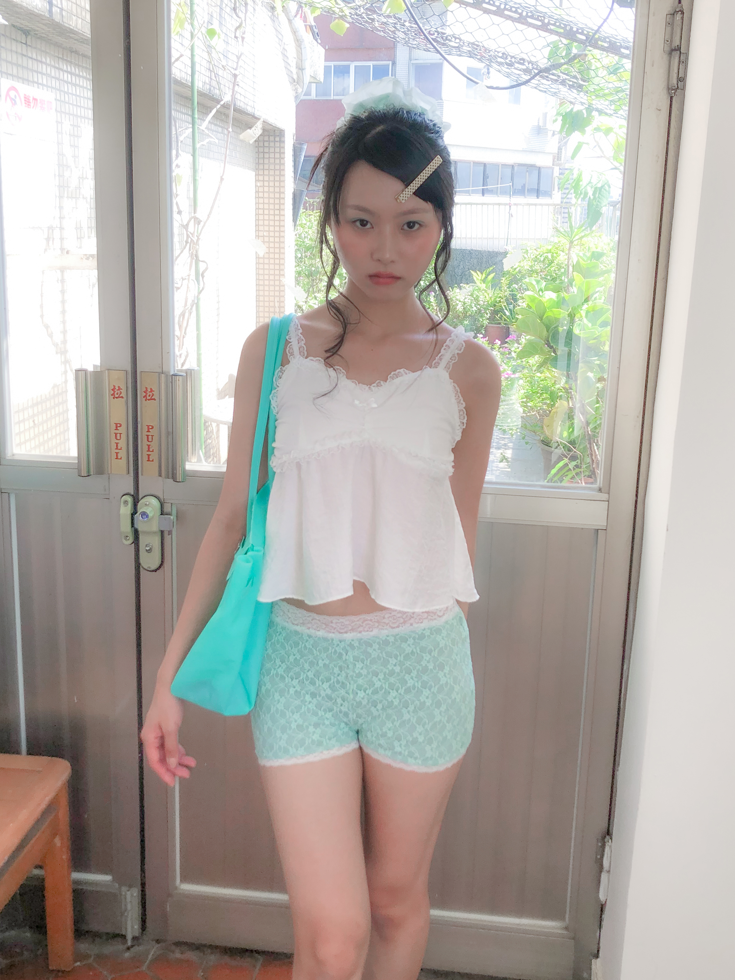 lace bustier top #上衣