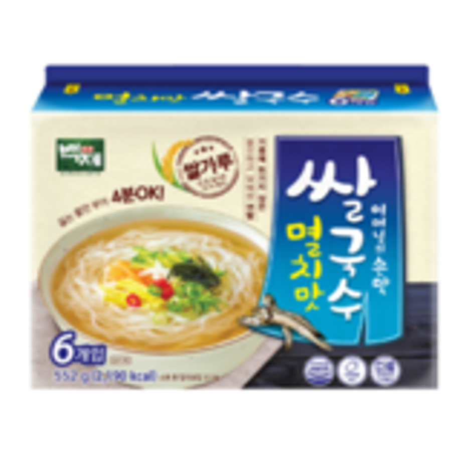 DH075 百濟 即食米粉 - 鳀魚味 92g (1袋6入 EXP:2027-12-08