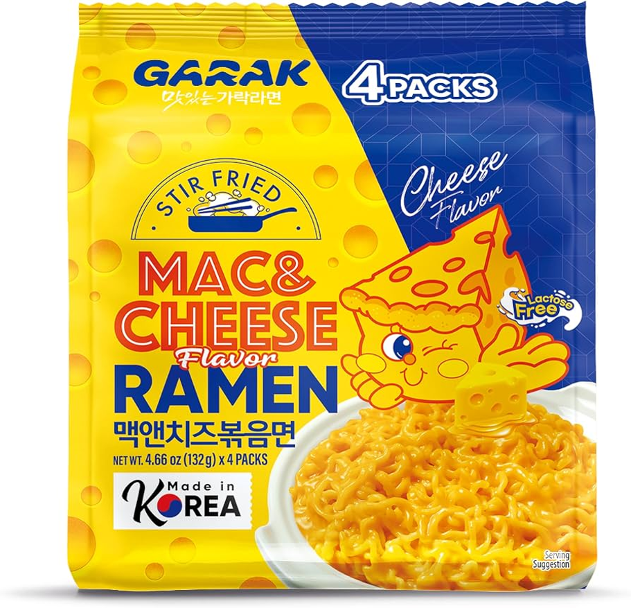 DH068 GARAK 芝士撈麵 (lactose free 乳糖不耐症ok 4入 EXP:2026-12-01