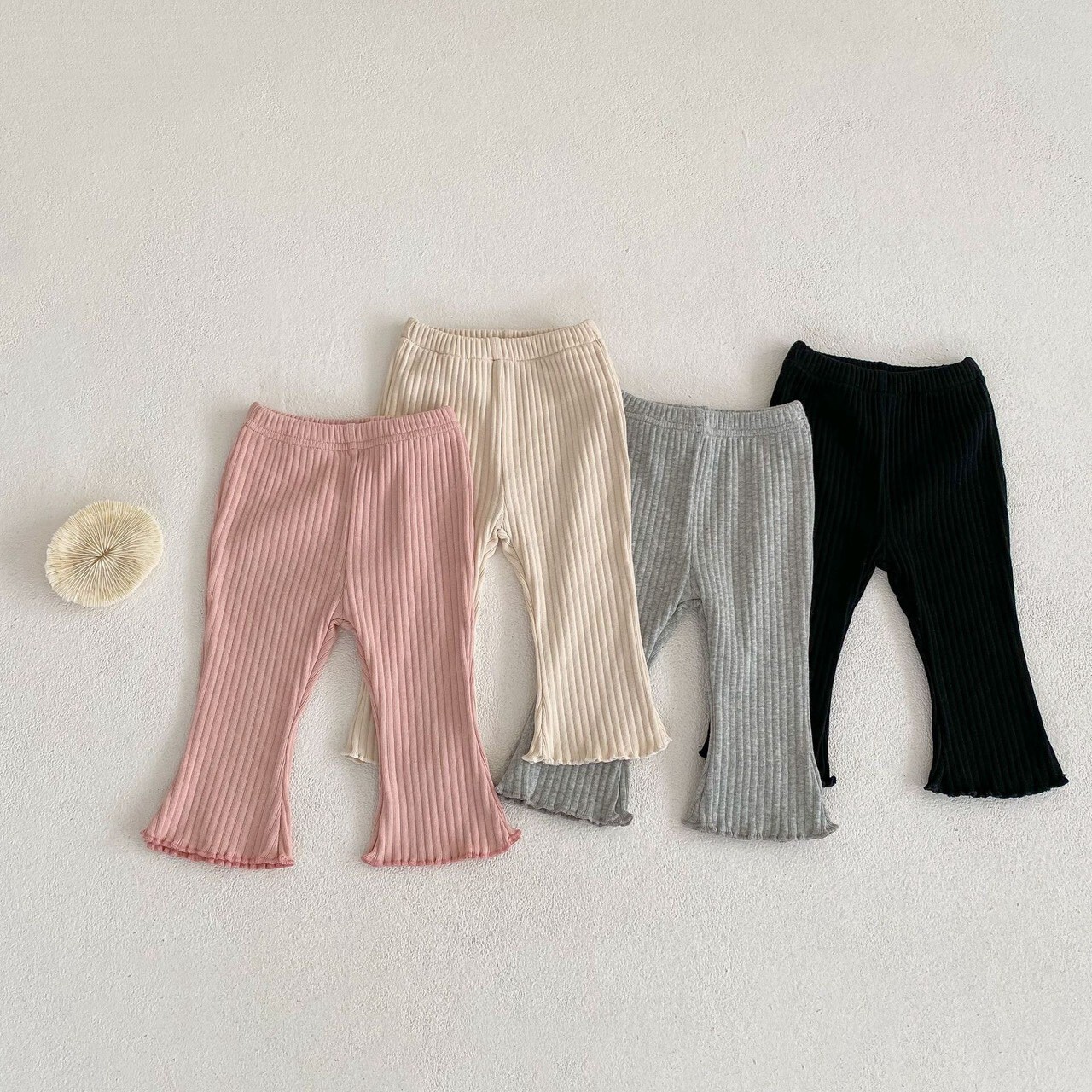 👶   秋裝 ▸ BABY坑條素色內搭褲   ·͜· ♡