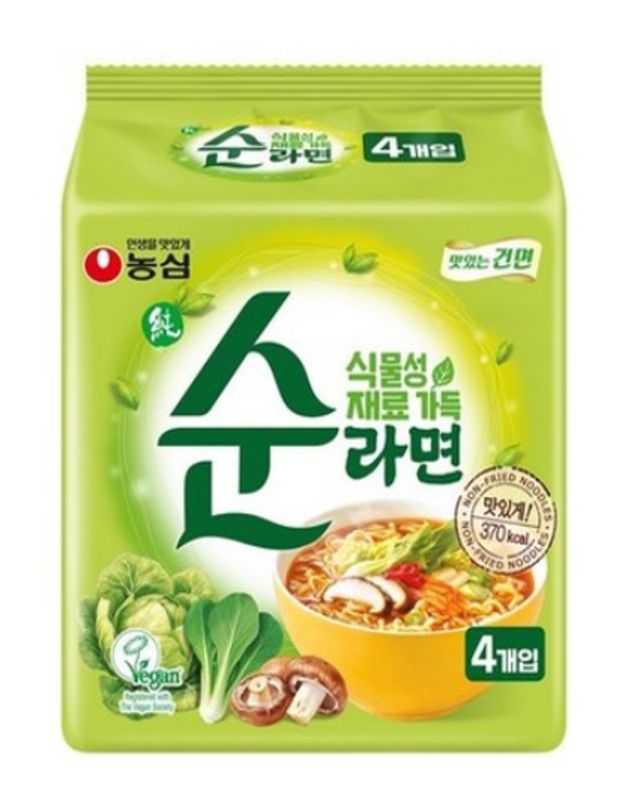 DH066 農心 野菜純拉麵 (1袋4包入 EXP:2026-11-05