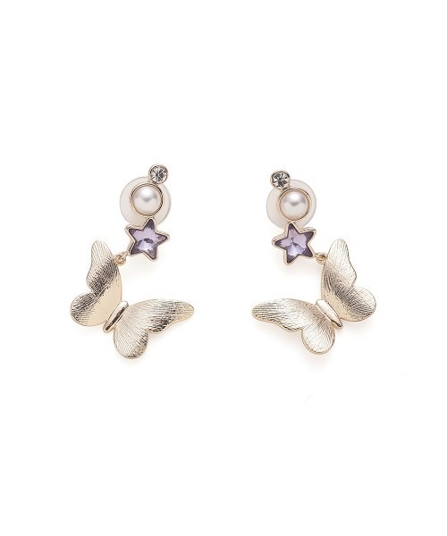 LILY BROWN x ANNA SUI / Butterfly Star Earrings