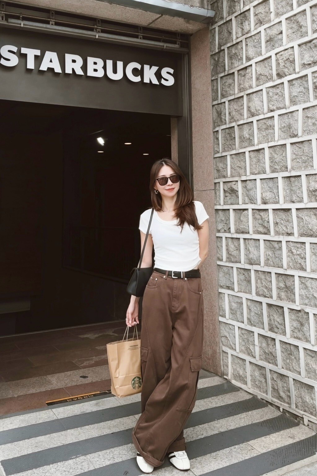 復古水洗大口袋工裝寬褲 R50 #WINNIE清單
