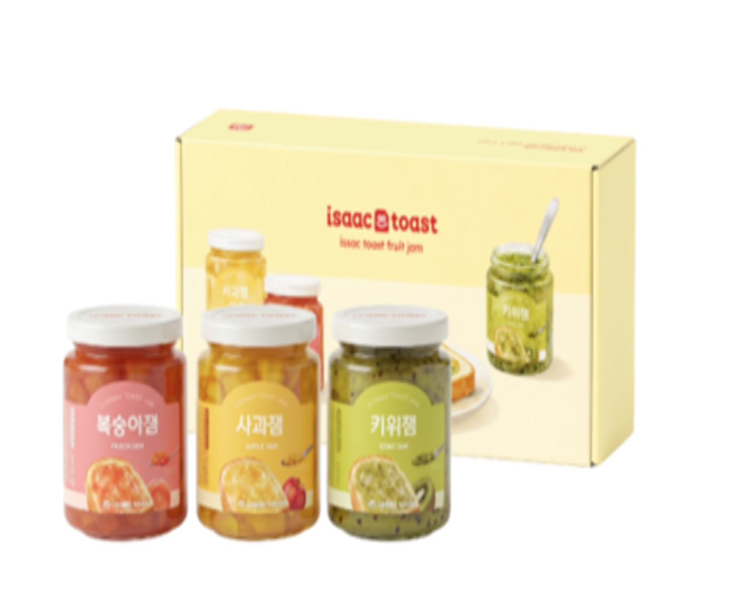 DH030 ISAAC 粒粒果肉醬禮盒裝 (水蜜桃, 蘋果, 奇異果 EXP:半年或以上