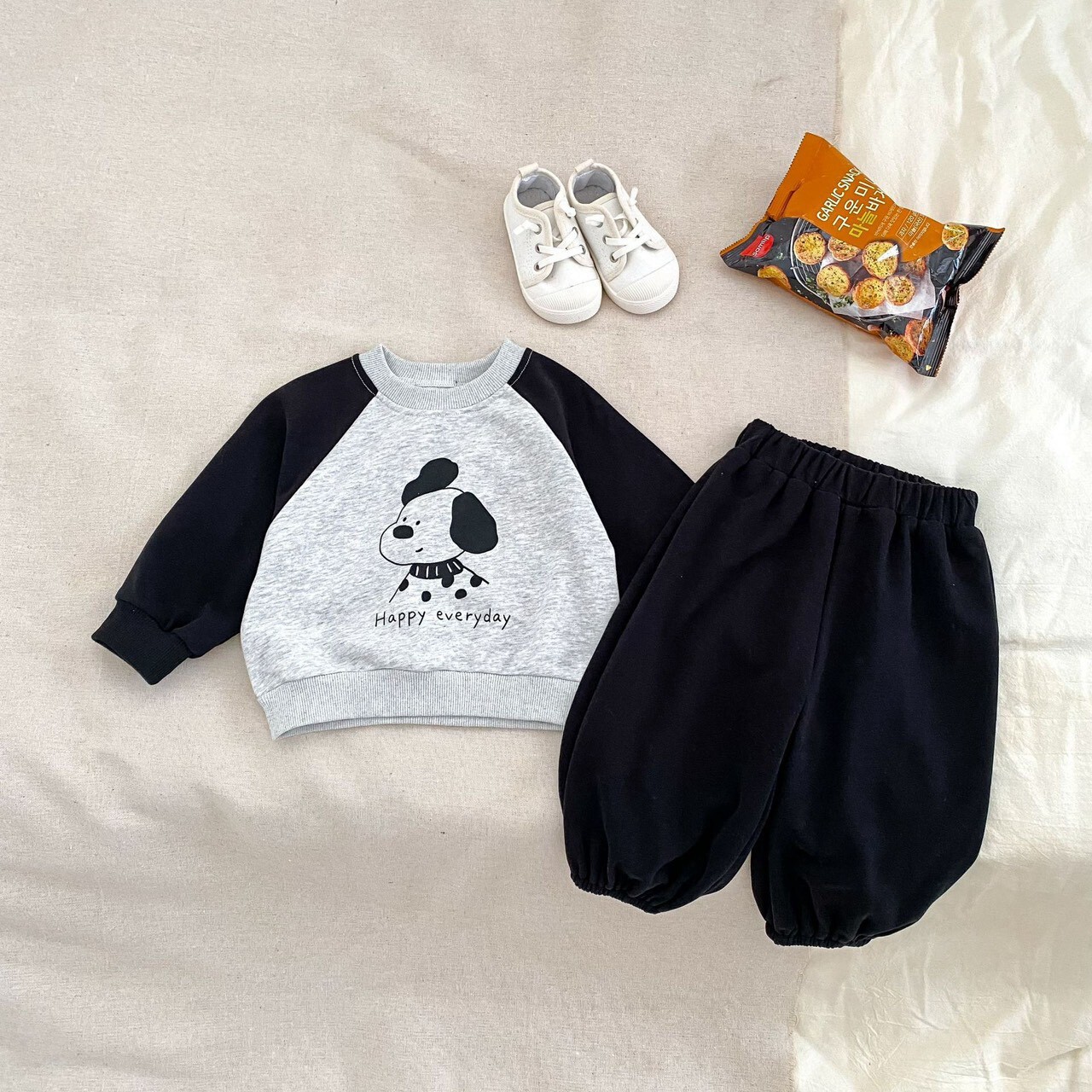 👶   秋裝 ▸ BABY 可愛狗狗套裝    ༘ ♡