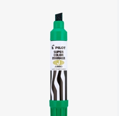 Pilot - Jumbo Marker Green