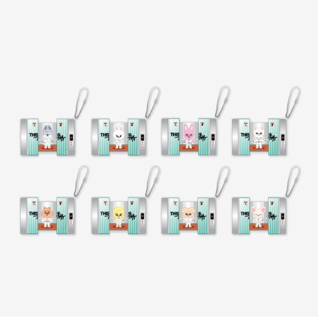 預購｜Stray Kids [THIS & THAT] 場週 膠囊形壓克力鑰匙圈 SKZOO CAPSULE ACRYLIC KEYRING