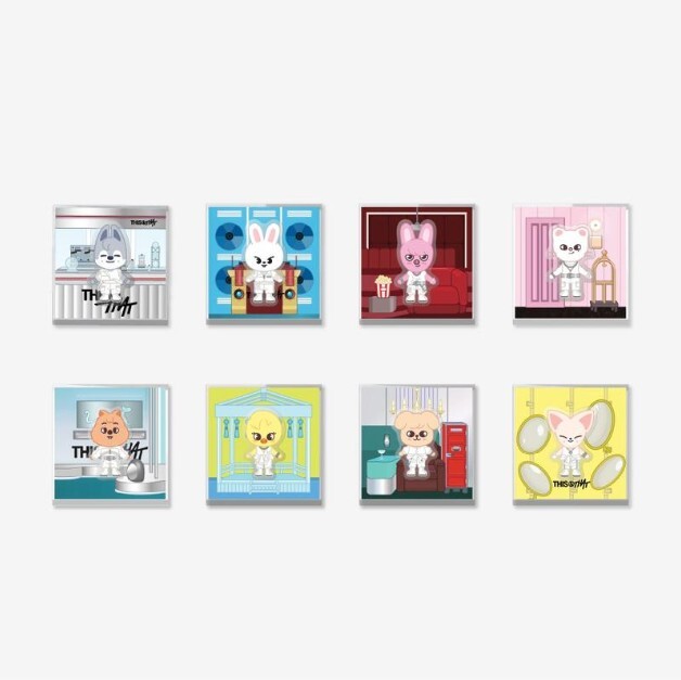 預購｜Stray Kids [THIS & THAT] 場週 旋轉磁鐵 SKZOO SPINNING MAGNET