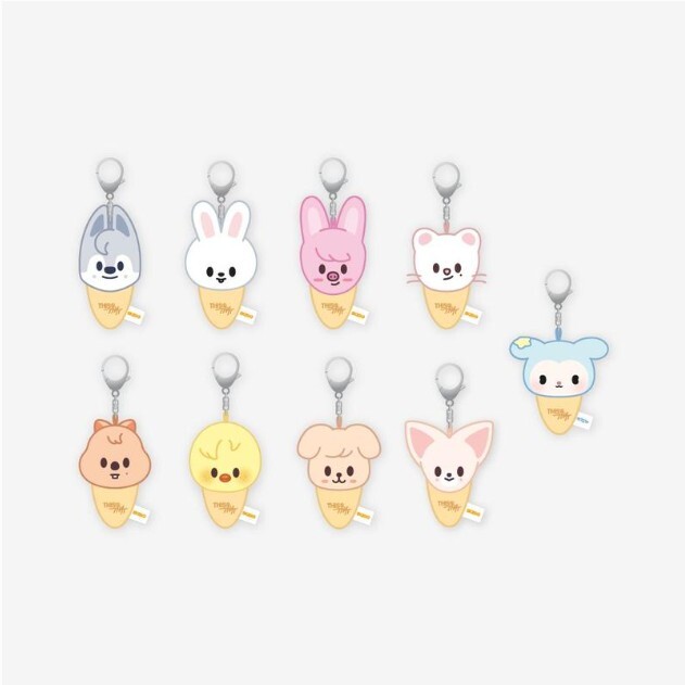 預購｜Stray Kids [THIS & THAT] 場週 冰淇淋甜筒鑰匙圈 KEYRING ICECREAM Ver.
