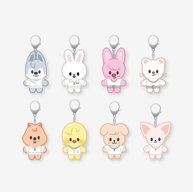 預購｜Stray Kids [THIS & THAT] 場週 服裝毛絨鑰匙圈 SKZOO COSTUME PLUSH KEYRING