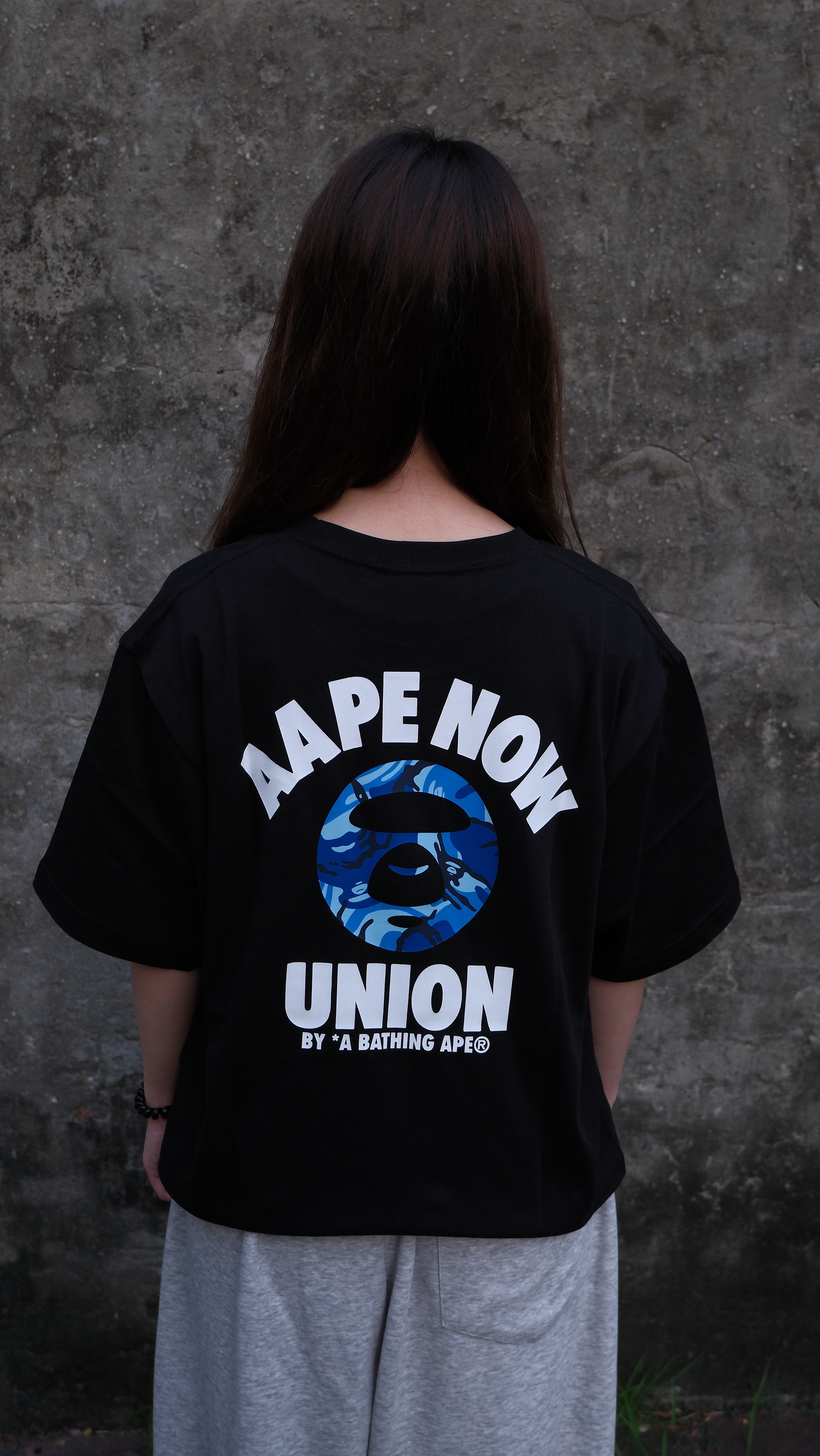 AAPE 藍迷彩 猿頭 小標 短Tee AAPTEM1869XXQ 1869