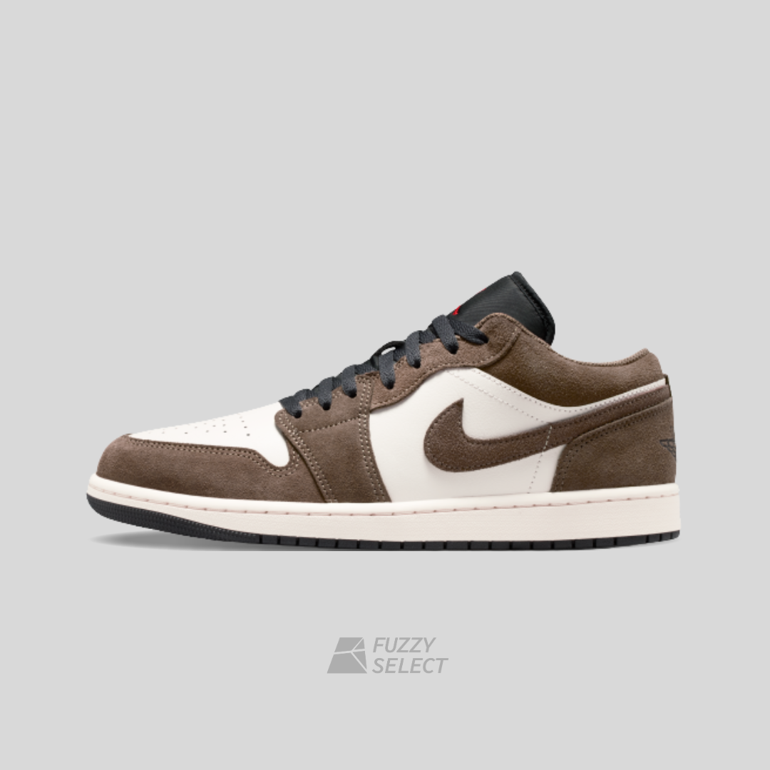 【逢甲 FUZZY】Air Jordan 1 Low "Palomino" 麂皮 摩卡 紅標 553558-200