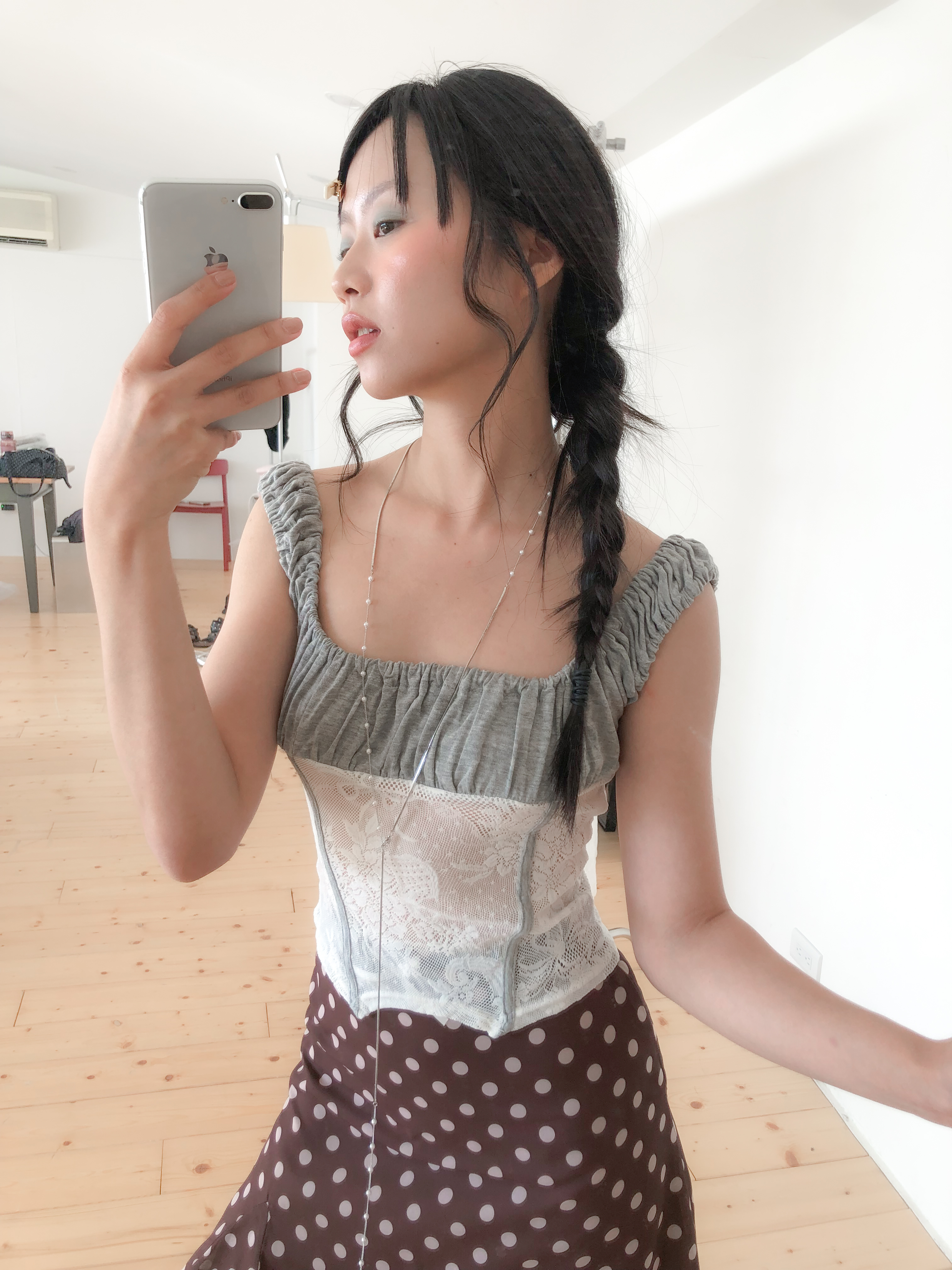 prive sleeveless top #上衣
