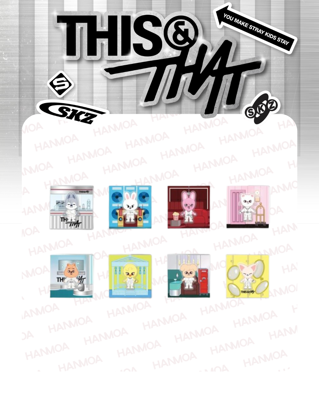預購｜Stray Kids [THIS & THAT] 場週 旋轉磁鐵 SKZOO SPINNING MAGNET