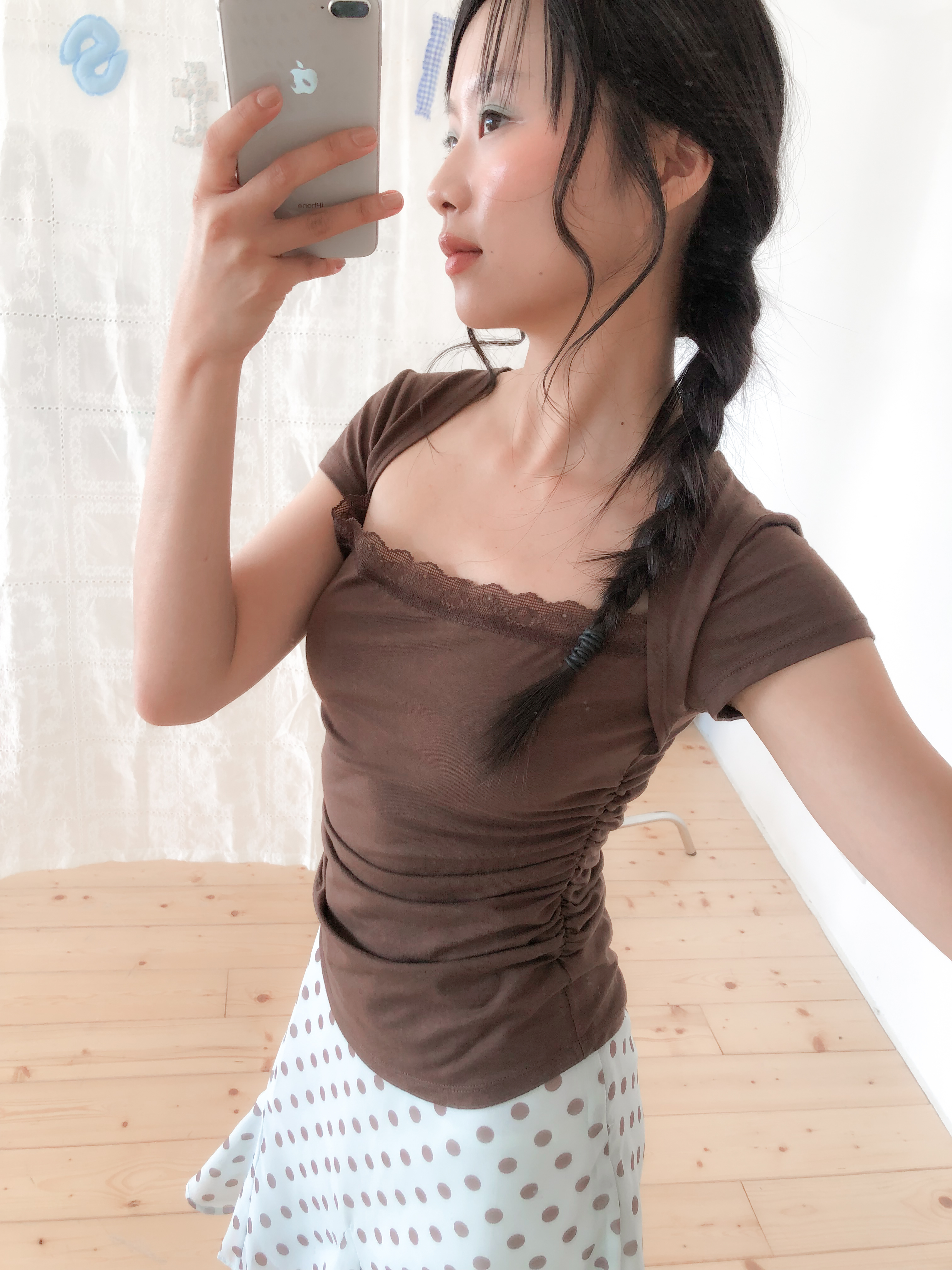 romi cardigan tee #上衣