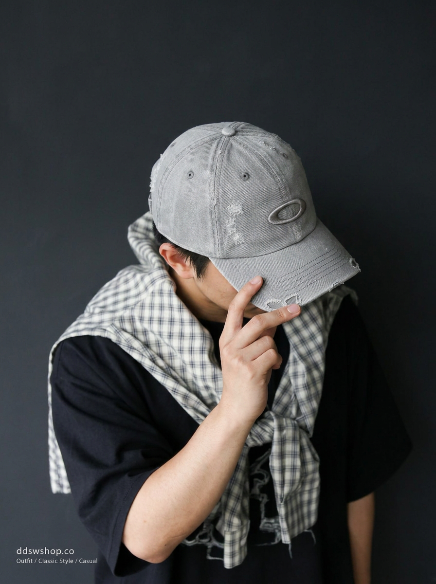 “代購” Oakley‘47 Reserve Distressed Cap 復古 水洗做舊老帽
