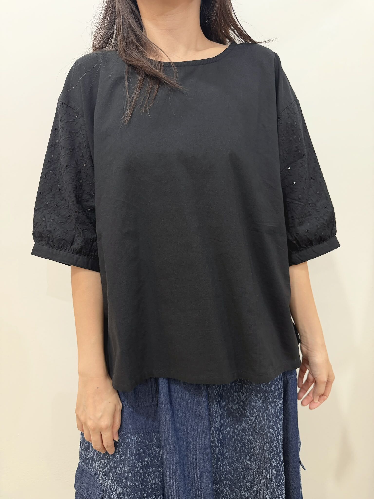 MMO 刺繡袖TOP