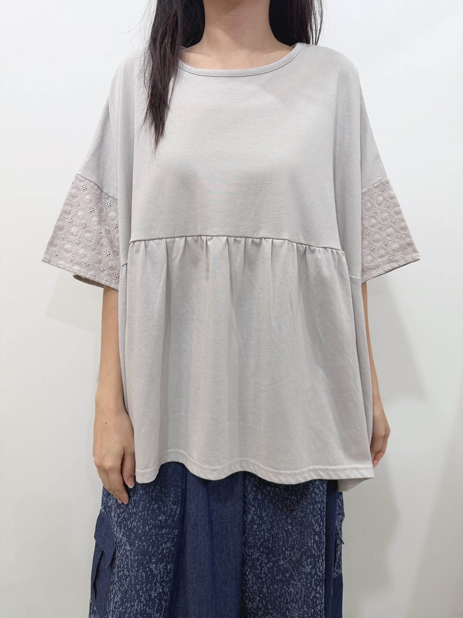 Ie 通花袖top